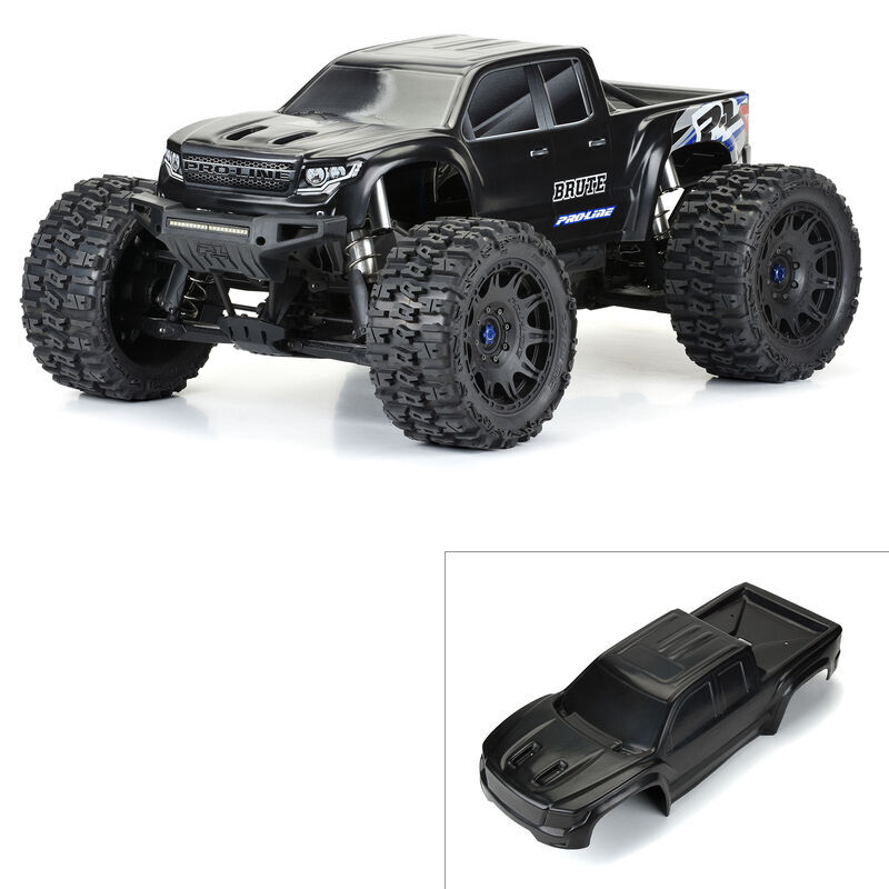 Pro-Line Racing - 1/5 Pre-Cut Brute Bash Armor Black Body: X-MAXX (PRO351318)