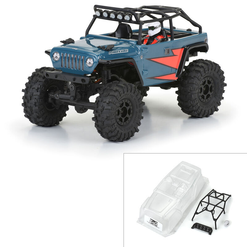 Pro-Line Racing - 1/24 2004 Jeep LJ Clear Body/Trail Cage: SCX24 (PRO366400)