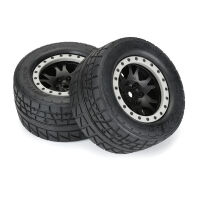 Pro-Line Racing - 1/5 Menace HP BELTED Pro-Loc F/R X-MAXX MTD 24mm Blk/Gry Impulse (2) (PRO1025613)