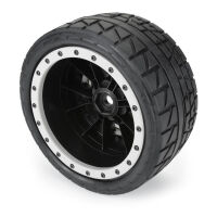 Pro-Line Racing - 1/5 Menace HP BELTED Pro-Loc F/R X-MAXX MTD 24mm Blk/Gry Impulse (2) (PRO1025613)