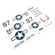 E-flite - Decal Sheet: P-51 1.0m (EFL-1740)
