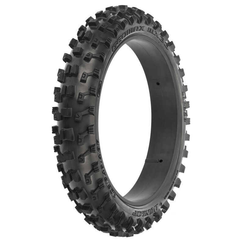 Pro-Line Racing - 1/4 Dunlop Geomax MX33 V2 CR4 Front Tire MTD Sleeve: Pro-Spec Wheel (PRO1022911)