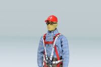 Segler Pilotenpuppe 1:5 / 34 cm