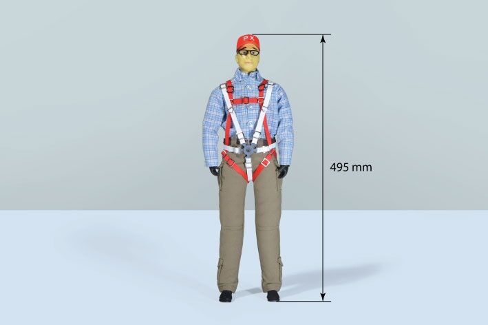 Segler Pilotenpuppe 1:3,5 / 49,5 cm