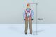 Segler Pilotenpuppe 1:4 / 42 cm