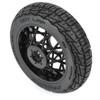 Pro-Line Racing - 1/4 Hot Lap MX S3 Rear Tire MTD Black Supermoto Wheel: Promoto-MX (PRO1024310)