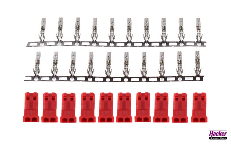 Hacker Motor BEC-Buchsen-Crimp-Set (10 Stück) (4026007713152)
