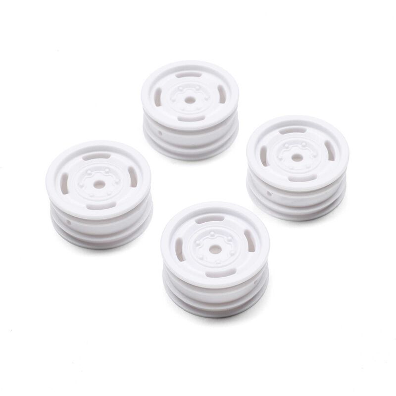 Axial - 1.0 Bronco Heritage Wheels White: SCX24 (AXI-2184)