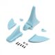 Losi - Replacement Fin Set Megalodon: Mini LMT (LOS-2055)