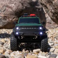 Axial - 1/24 SCX24 Ford Bronco 4X4 RTR Brushed Rock Crawler (Battery & Charger Included) Green (AXI00006V2T5)