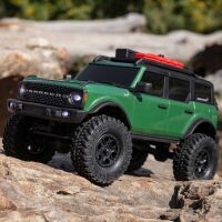 Axial - 1/24 SCX24 Ford Bronco 4X4 RTR Brushed Rock Crawler (Battery & Charger Included) Green (AXI00006V2T5)