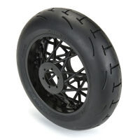 Pro-Line Racing - 1/4 Supermoto 2.0 S3 Rear Tire MTD Black Supermoto Wheel: MX/SM (PRO1024510)