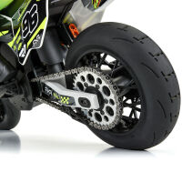Pro-Line Racing - 1/4 Supermoto 2.0 S3 Rear Tire MTD Black Supermoto Wheel: MX/SM (PRO1024510)