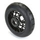 Pro-Line Racing - 1/4 Supermoto 2.0 S3 Rear Tire MTD Black Supermoto Wheel: MX/SM (PRO1024510)