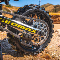 Pro-Line Racing - 1/4 Dunlop Geomax MX14 V2 Bead CR4 Rear Tire MTD Black Bullyspoke: MX (PRO1024710)