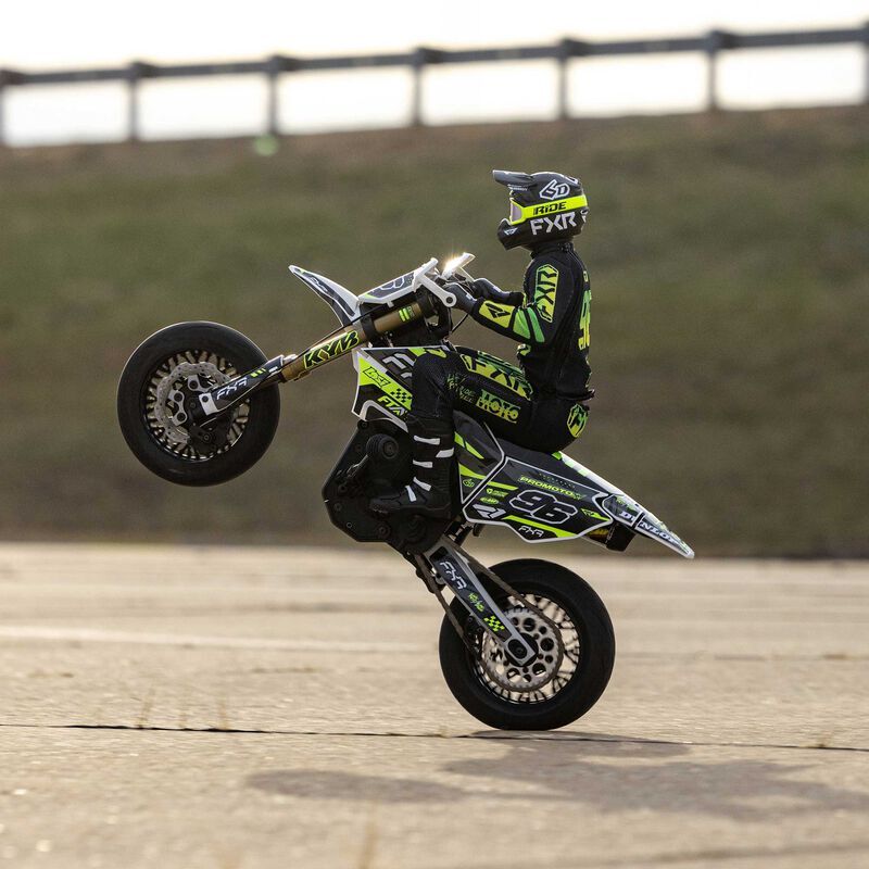 Promoto-SM FXR Supermoto Motorcycle RTR Basic White - 1:4