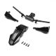 Losi - Fender Handguards & Handle Bars Black: Promoto-SM (LOS-2281)