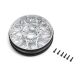 Losi - Front Wheel Set Satin Chrome: Promoto-SM (LOS-2294)