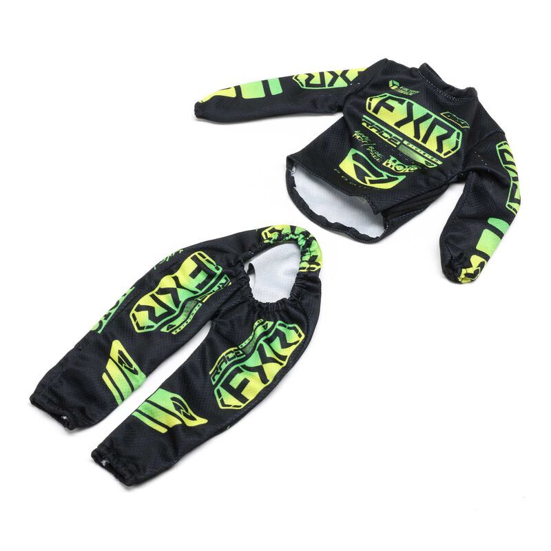Losi - Rider Jersey Set FXR Podium Gladiator Black: Promoto-SM (LOS-2296)
