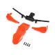 Losi - Fender Handguards & Handle Bars Orange: PM-SM (LOS-2297)