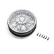 Losi - Rear Wheel Set Satin Chrome: PM-SM (LOS-2305)