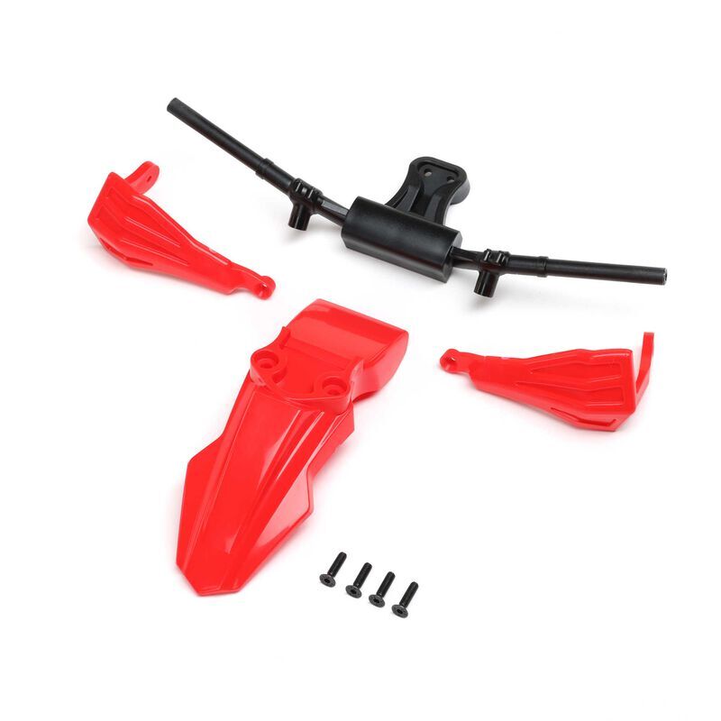 Losi - Fender Handguards & Handle Bars Red: PM-SM (LOS-2307)