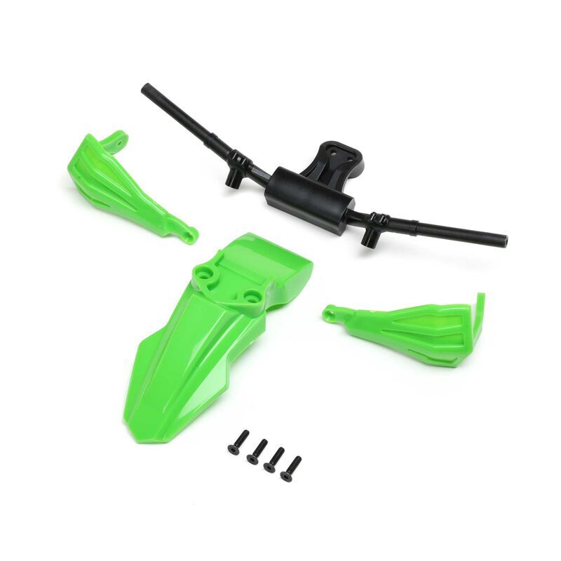 Losi - Fender Handguards & Handle Bars Green: PM-SM (LOS-2308)