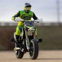 Promoto-SM FXR Supermoto Motorcycle RTR mit Akku und Ladegerät weiß - 1:4