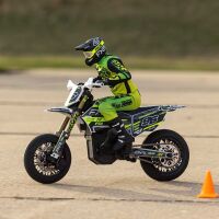 Promoto-SM FXR Supermoto Motorcycle RTR mit Akku und Ladegerät weiß - 1:4