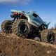 Losi - 1/18 Mini LMT Megalodon 2S 4X4 RTR Brushed Monster Truck (Battery & Charger Included) Blue (LOS01026T3)
