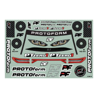Pro-Line Racing - 1/10 PTzero1 Light Weight (0.65mm) Clear Body for 190mm TC (PRM159525)