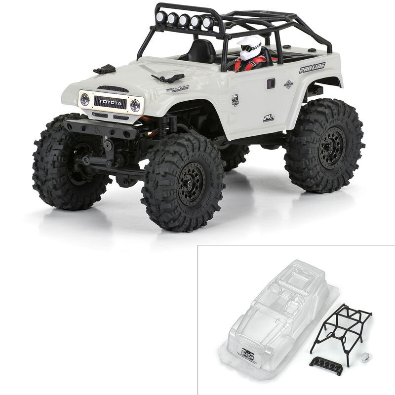 Pro-Line Racing - 1/24 1979 Toyota Land Cruiser FJ40 Clear Body with Trail Cage: SCX24 (PRO366300)