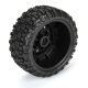 Pro-Line Racing - 1/10 Aztek M2 F/R 2.2/3.0 SC MTD 12mm & 14mm Black Raid Wheels (2) (PRO1026210)