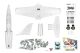 L-39 Aero Skyfox semiscale Trainer Jet weiss - 1088mm
