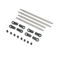 Axial - Rear Upper/Lower 4WS Links Set Titanium: AXP8...