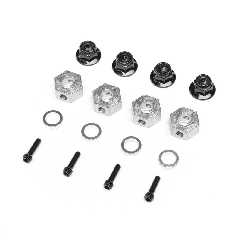 Axial - 12mm Hex Hub Set (4): AXP8 (AXI-2230)