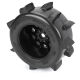 Pro-Line Racing - 1/8 Sand Paw HP BELTED F/R 3.8 MT Tires Mounted 17mm Black Raid (2) (PRO1026810)