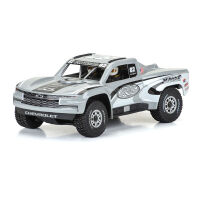 Pro-Line Racing - 1/16 Pre-Cut 2019 Chevy Trophy Truck Tough-Color Gray Body: GROM (PRO367514)