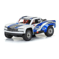 Pro-Line Racing - 1/16 Pre-Cut 2019 Chevy Silverado Trophy Truck Clear Body: GROM (PRO367517)