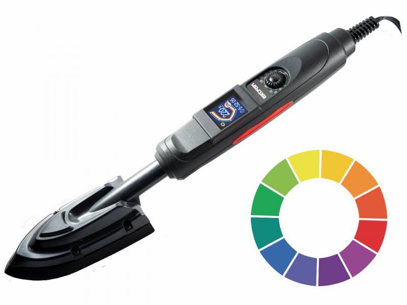 Digital model covering iron with TFT display