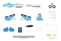 Savage MAX V2 Shockflyer blau - 1080mm