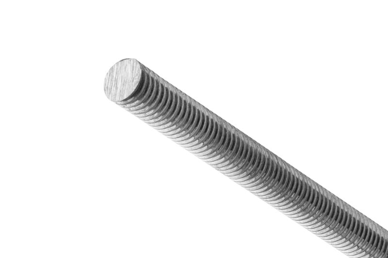 M2 x 200 mm Steel Threaded Rod (2 Pieces)
