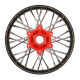 Pro-Line Racing - 1/4 Pro-Spec Aluminum V2 Bead Rear Wheel Black/Red (1): Promoto-SM (PRO284800T2)