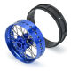 Pro-Line Racing - 1/4 Pro-Spec Aluminum V2 Bead Front Wheel Blue/Blue (1): Promoto-SM (PRO284700T1)