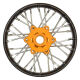 Pro-Line Racing - 1/4 Pro-Spec Aluminum V2 Bead Front Wheel Black/Gold (1): Promoto-SM (PRO284700T3)