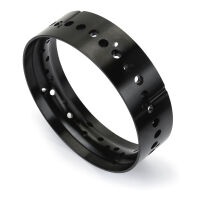 Pro-Line Racing - 1/4 Pro-Spec Black Aluminum Front Rim:...