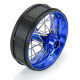 Pro-Line Racing - 1/4 Pro-Spec Aluminum V2 Bead Rear Wheel Blue/Blue (1): Promoto-SM (PRO284800T1)