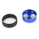 Pro-Line Racing - 1/4 Pro-Spec Aluminum V2 Bead Rear Wheel Blue/Blue (1): Promoto-SM (PRO284800T1)
