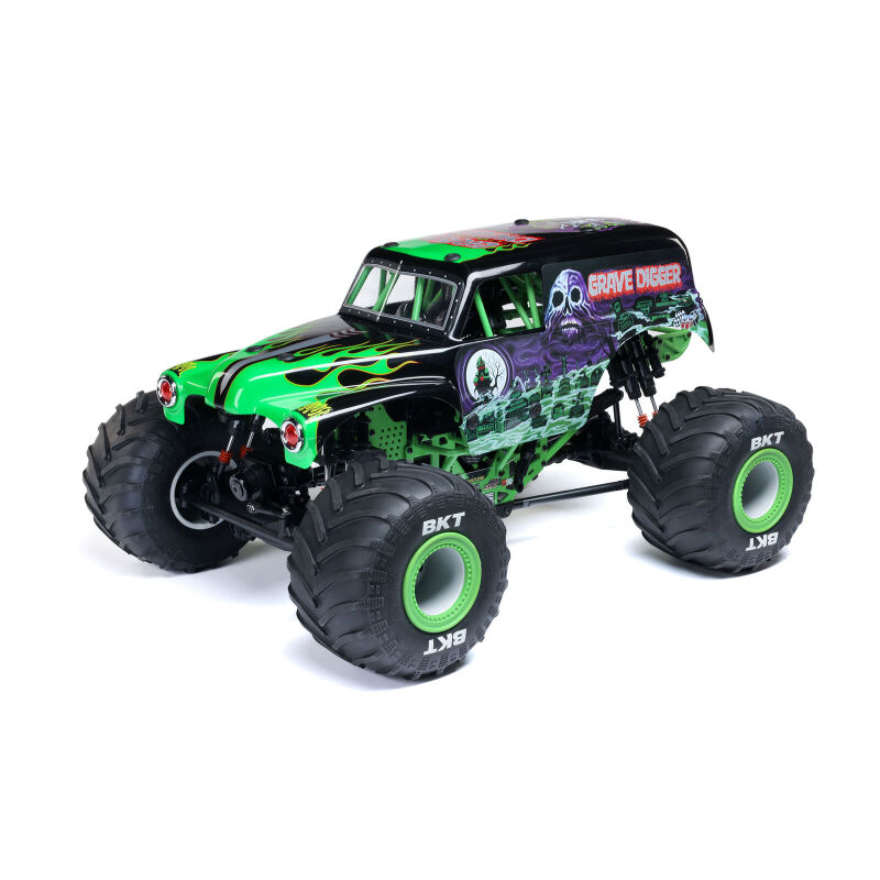 LMT 2.0 Grave Digger 4X4 Solid Axle Brushless Monster Truck RTR Green - 1:8