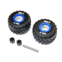 Losi - BKT 2.6 Monster Truck Tire Med Premount Blue (2):...
